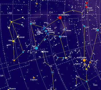 Sky Map poster published by Geobook