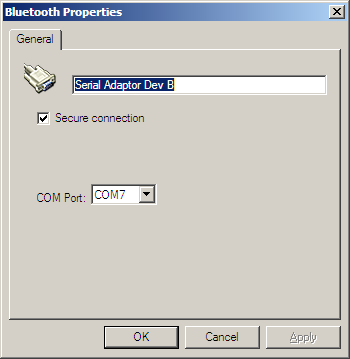 Bluetooth configuration