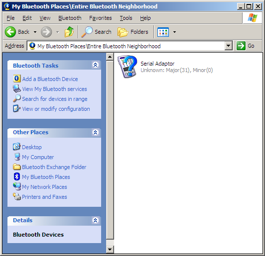 Bluetooth configuration